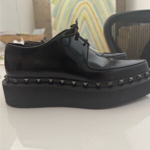 valentino garavani rockstud creepers 39